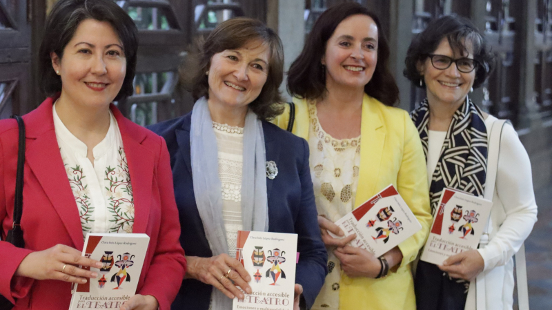 De izquierda a derecha: Clara Inés López-Rodríguez, Maribel Cabrera, Maribel Tercedor y Catalina Jiménez Hurtado